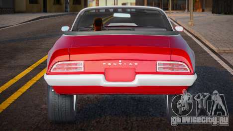 1970 Pontiac Firebird Convertible для GTA San Andreas
