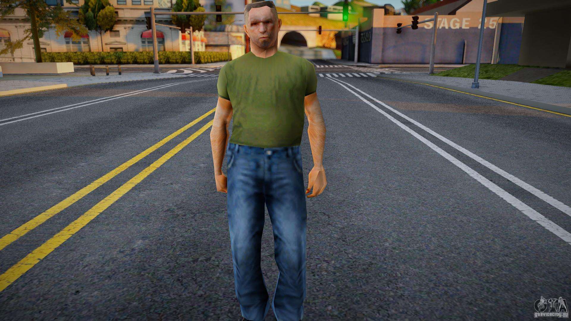 Retired War Veteran Civil для GTA San Andreas