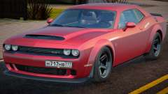 Dodge Challenger SRT Demon Jobo для GTA San Andreas