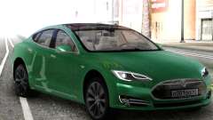 Tesla Model S Green для GTA San Andreas