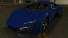 W Motors Lykan Hypersport Black Revel для GTA Vice City
