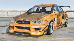 Subaru Impreza Yellow Orange для GTA 5