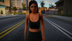 Black Outfit Girl для GTA San Andreas