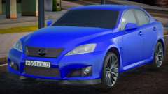Lexus IS F Blue для GTA San Andreas