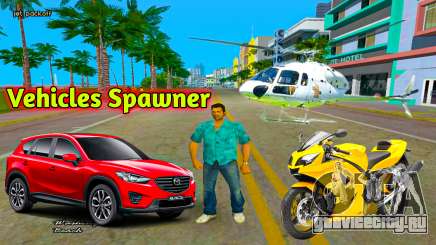 All Type Of Vehicles Spawner Mod для GTA Vice City