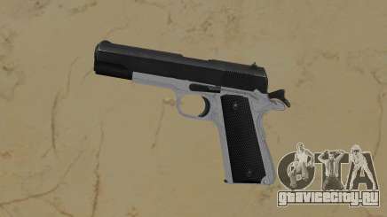 1911 2 tone silver lower black slide для GTA Vice City