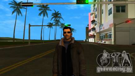 Tommy With Winter Jacket для GTA Vice City