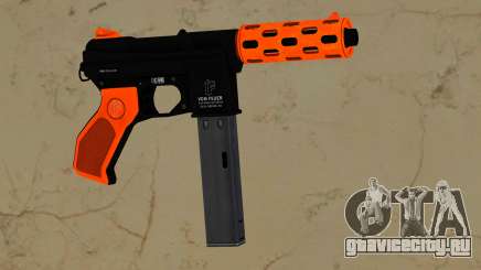 GTA V Vom Feuer Machine Pistol Orange Long для GTA Vice City