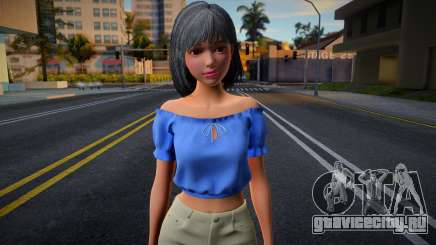 Yuan Denim Shorts для GTA San Andreas
