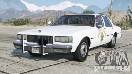 Chevrolet Caprice California Highway Patrol 1990 White Smoke для GTA 5