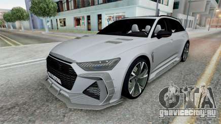 Audi RS 6 Avant (C8) French Gray для GTA San Andreas
