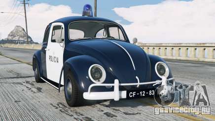 Volkswagen Beetle Policia 1962 для GTA 5