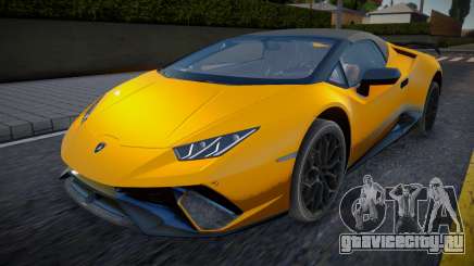 Lamborghini Huracan Spyder Yellow для GTA San Andreas