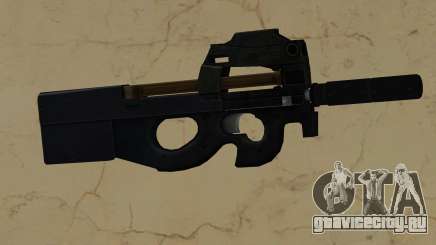 Assault SMG (FN P90) from GTA IV TBoGT для GTA Vice City