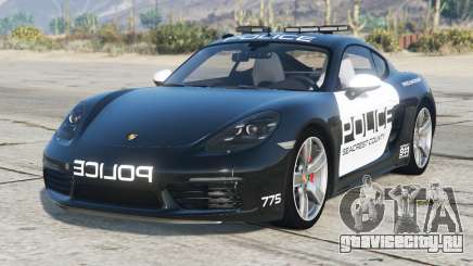 Porsche 718 Cayman S Seacrest County Police для GTA 5