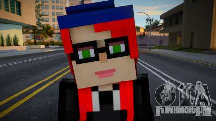 Minecraft Story - Cassie MS для GTA San Andreas