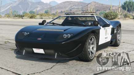 Vapid Bullet GT Police Eerie Black для GTA 5