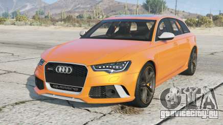 Audi RS 6 Avant (C7) Pastel Orange для GTA 5