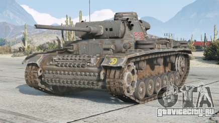 Panzerkampfwagen III Ausf.M для GTA 5