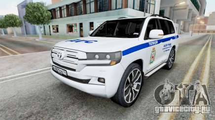 Toyota Land Cruiser 200 Police для GTA San Andreas
