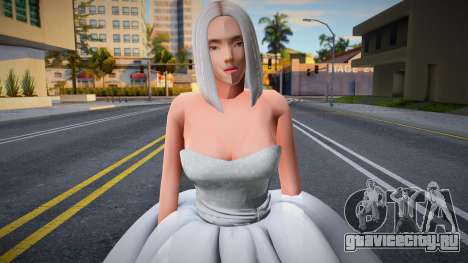 Девушка в свадебном наряде для GTA San Andreas