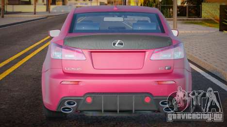 Lexus IS F 2013 Pink для GTA San Andreas