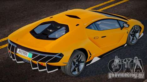Lamborghini Centenario Cherkes для GTA San Andreas