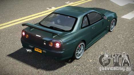 Nissan Skyline R34 ST-V для GTA 4