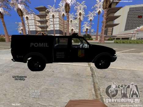 Ford Ranger 2008 Policia Militar Colombiana для GTA San Andreas