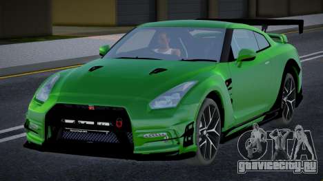 Nissan GT-R35 Evil для GTA San Andreas
