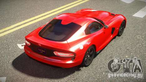 Dodge Viper GTS WR V1.4 для GTA 4