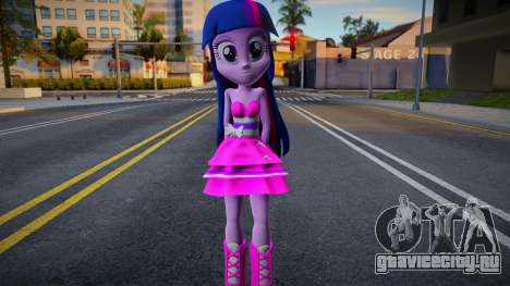 Twilight Sparkle Party Dress для GTA San Andreas