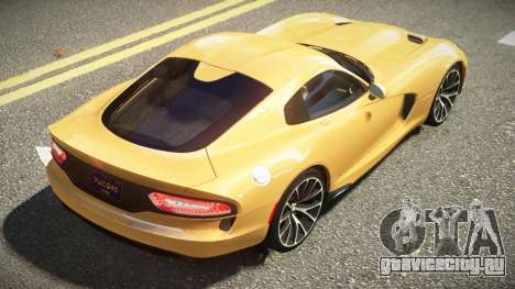 Dodge Viper GTS WR V1.2 для GTA 4