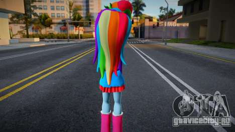 Rainbow dash Party Dress для GTA San Andreas