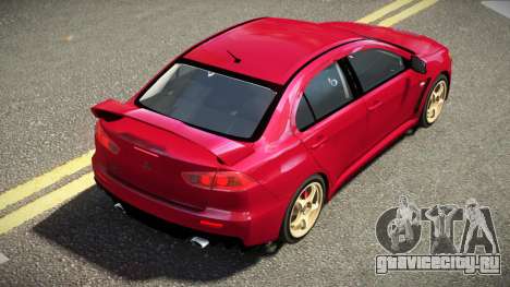 Mitsubishi Lancer Evolution X ZR V1.1 для GTA 4