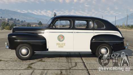 Ford Super Deluxe Sedan Police 1947