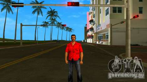 Red Shirt Black Jeans Tommy для GTA Vice City