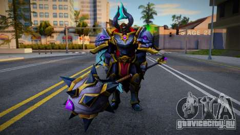 Skin Lord De Mordekaiser Con Arma для GTA San Andreas