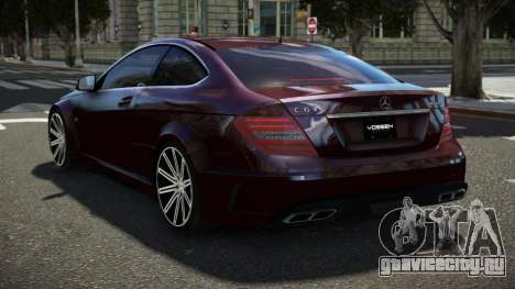 Mercedes-Benz C63 AMG WR V1.2 для GTA 4