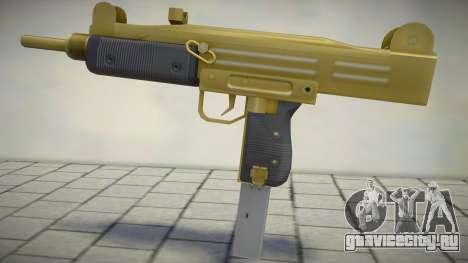 GTA IV (TBOGT): Glas Micro SMG Gold для GTA San Andreas