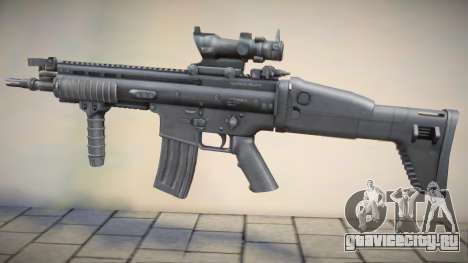 FN SCAR-L (Acog) Black для GTA San Andreas