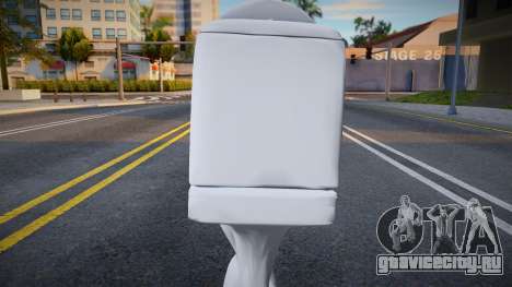 Skin De Skibidi Toilet Cabeza De Ellis Left 4 De для GTA San Andreas