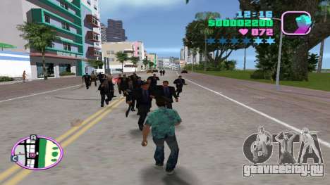 The Bodyguards in Black Suits для GTA Vice City