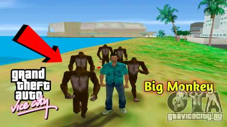 Big Monkey In Downtown для GTA Vice City