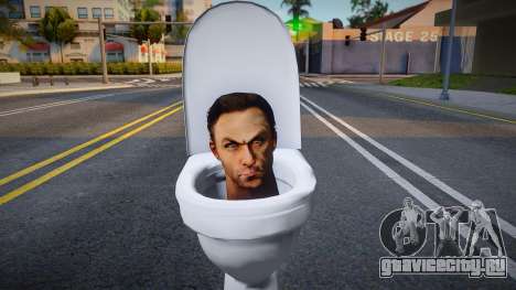 Skin De Skibidi Toilet Cabeza De Nick Left 4 Dea для GTA San Andreas