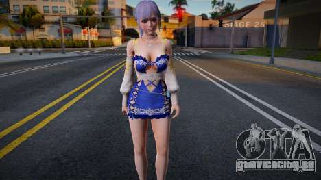 Fiona Makeup Neige 1 для GTA San Andreas