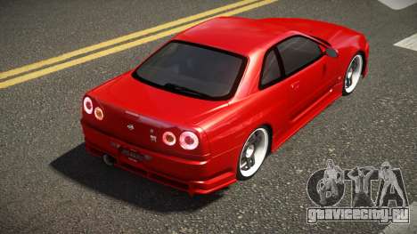 Nissan Skyline R34 GT-R SC V1.2 для GTA 4
