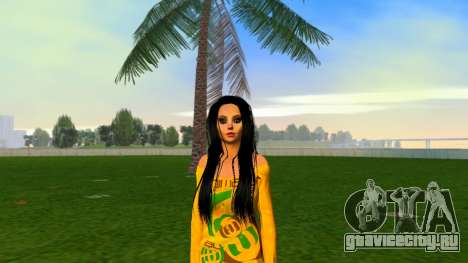 Girl Yellow outfit для GTA Vice City