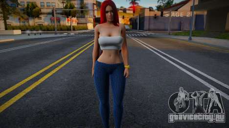 Red Head Girl для GTA San Andreas