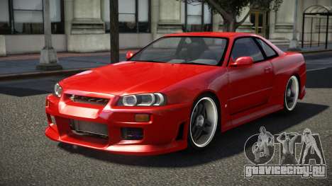 Nissan Skyline R34 GT-R SC V1.2 для GTA 4